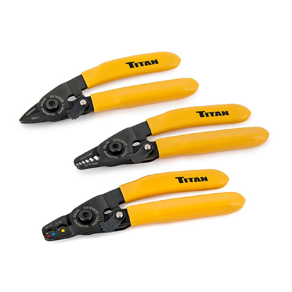 TITAN Mini Electrical Tool Set (3Piece)TIT11476 The Home Depot