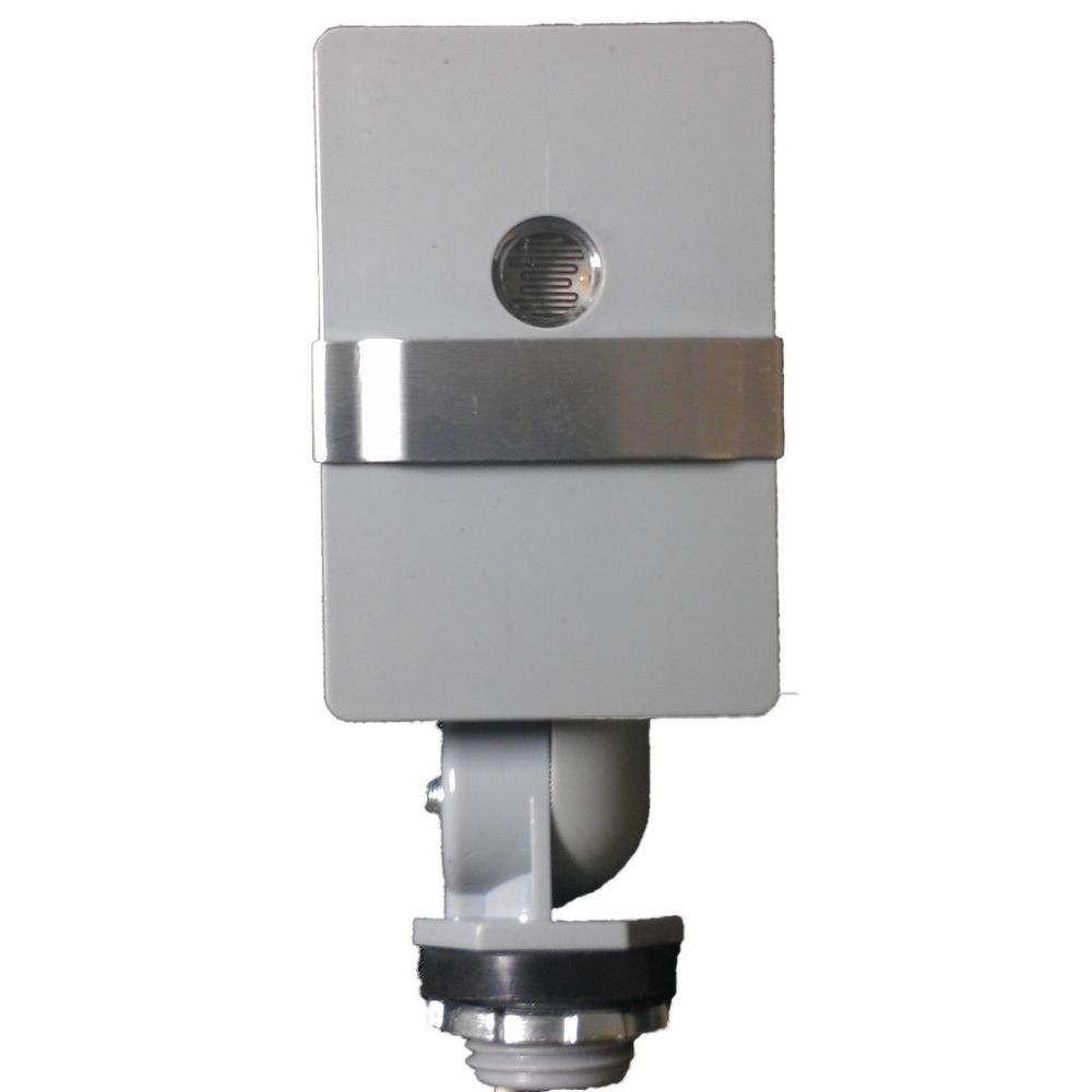 Photocell Outdoor Lighting Ideas Defiant 1800 Watt Outdoor Stem Mount Swivel Adjule Dusk To Dawn Light Control