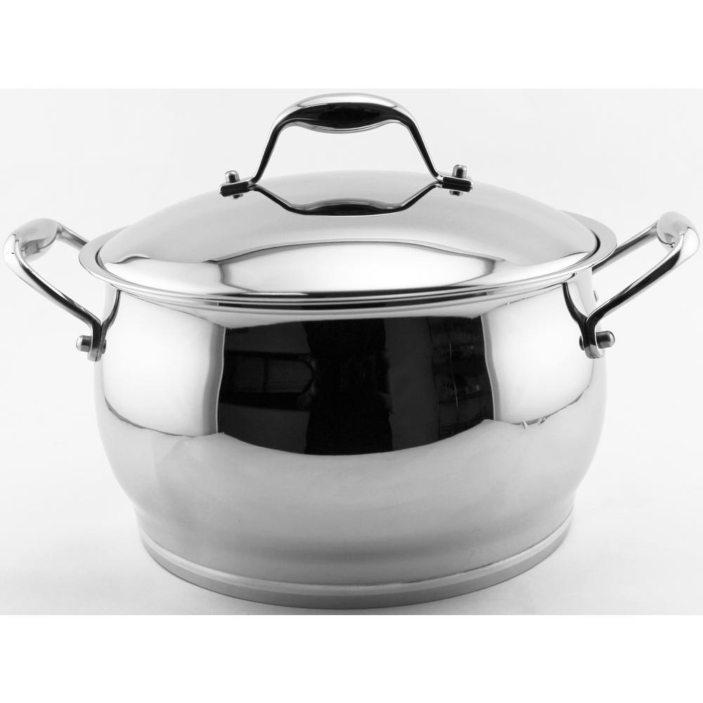 BergHOFF Zeno 7 Qt. 18/10 Stainless Steel Stock Pot with Lid1102139
