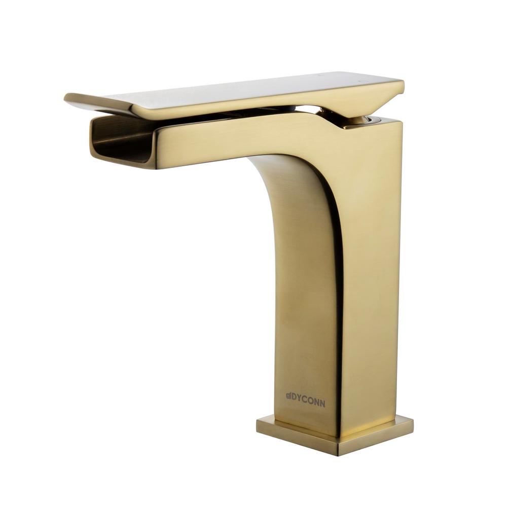 Dyconn Kai Single Hole Handle Bathroom Faucet In Br Dyconn Kai Single Hole Handle