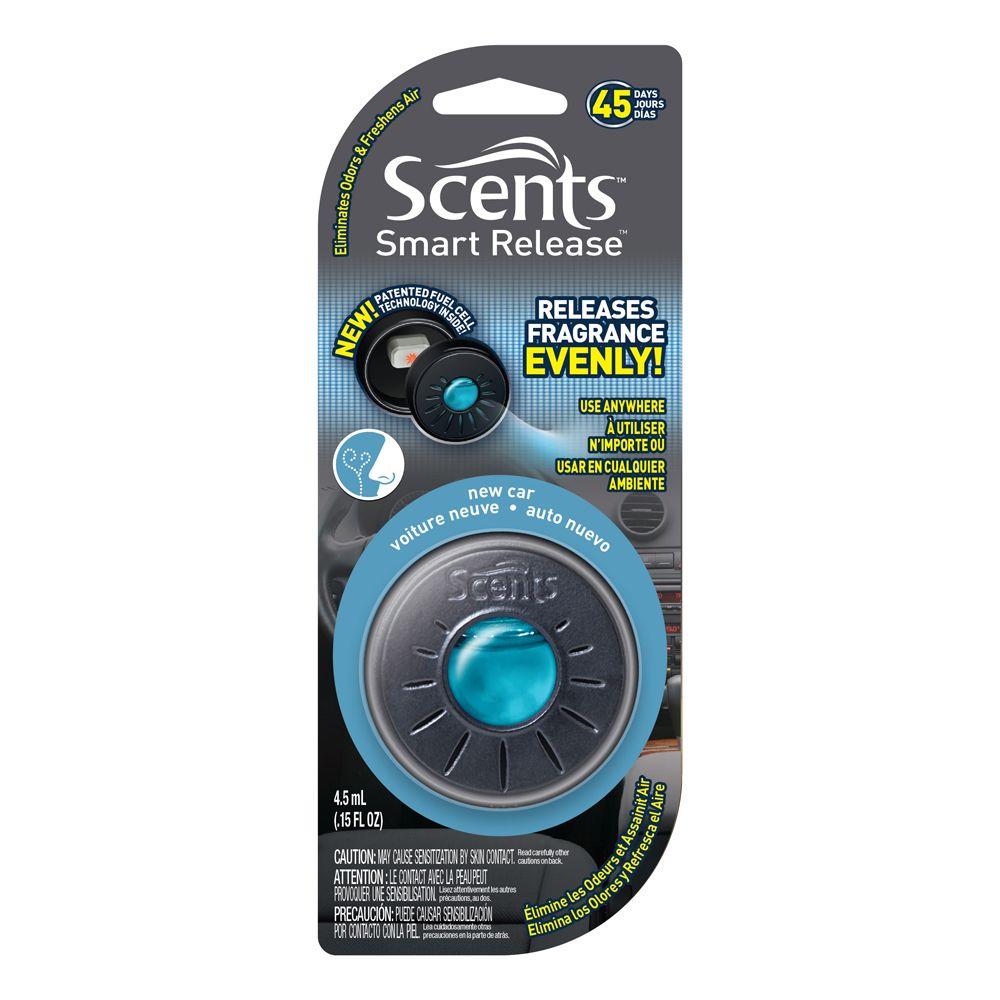Kraco Scents Smart Release Air Freshener, New Car805773 The Home Depot