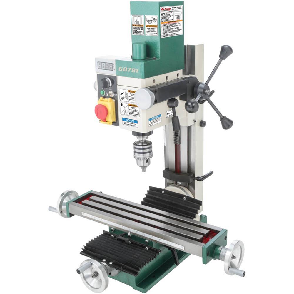 Grizzly Industrial G0781 4" x 18" 3/4 HP Mill/Drill
