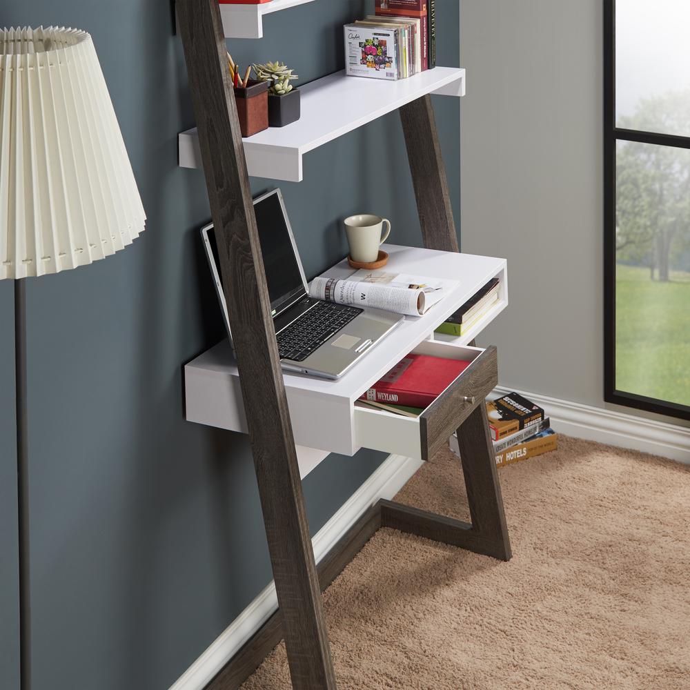 Furniture Of America Kurtis Distressed Gray Desk With 3 Shelves Idi Furniture Of America Kurtis Distressed Gray Desk With 3 Shelves Idi 151337 The Home Depot
