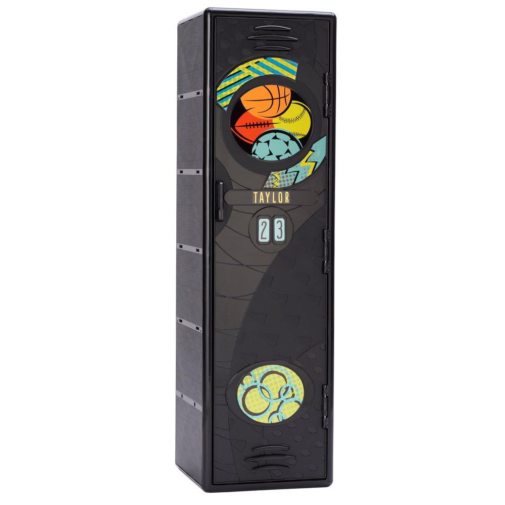 Suncast 48 in. Single Tier 2Shelf Resin Sports Locker4800SPTBD The