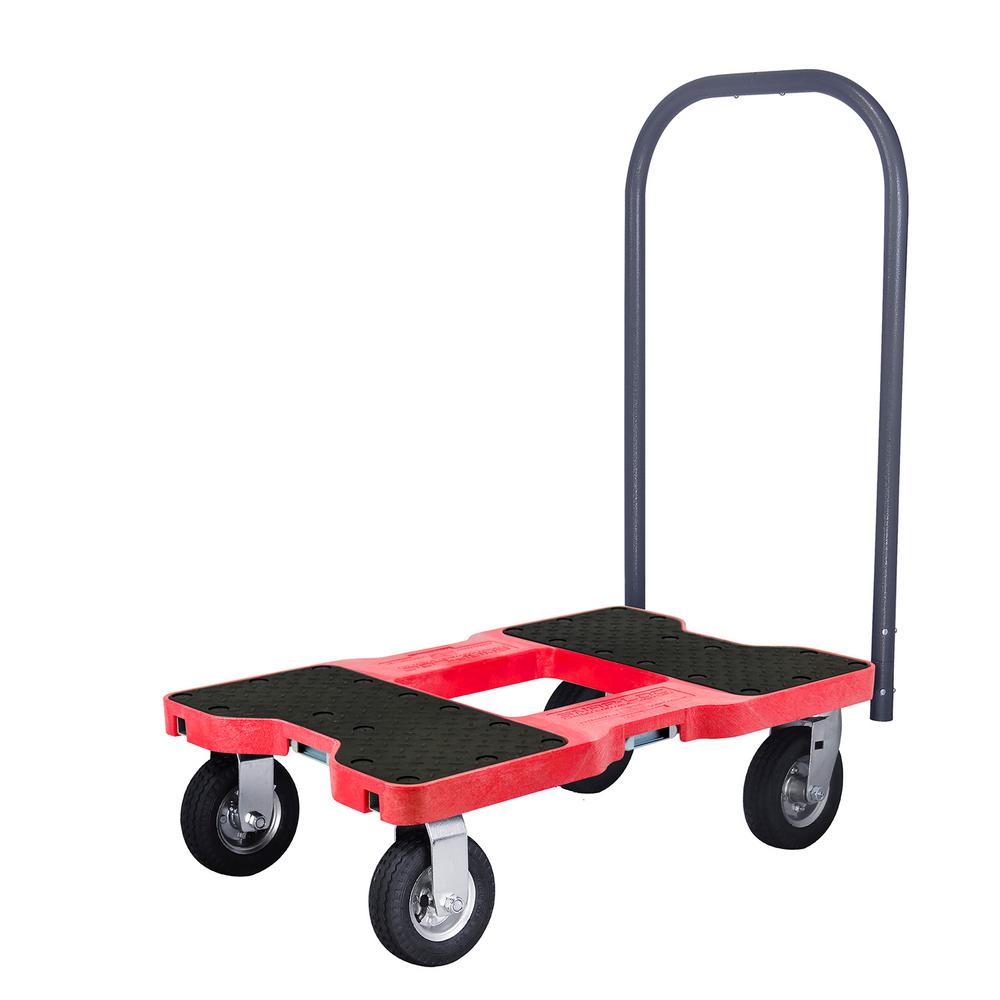SNAPLOC 1,500 lb. Capacity Professional AirRide Push Cart ETrack