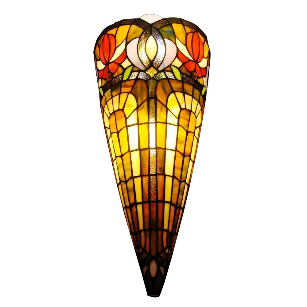 Amora Lighting 2-Light Tiffany Style Crowned Wall Sconce-AM1079WL10 ...