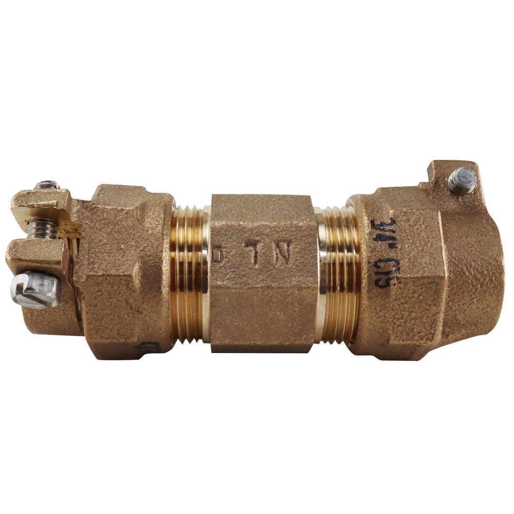 A.Y. McDonald 3/4 in. x 3/4 in. CTS Comp x CTS Comp Lead Free Brass