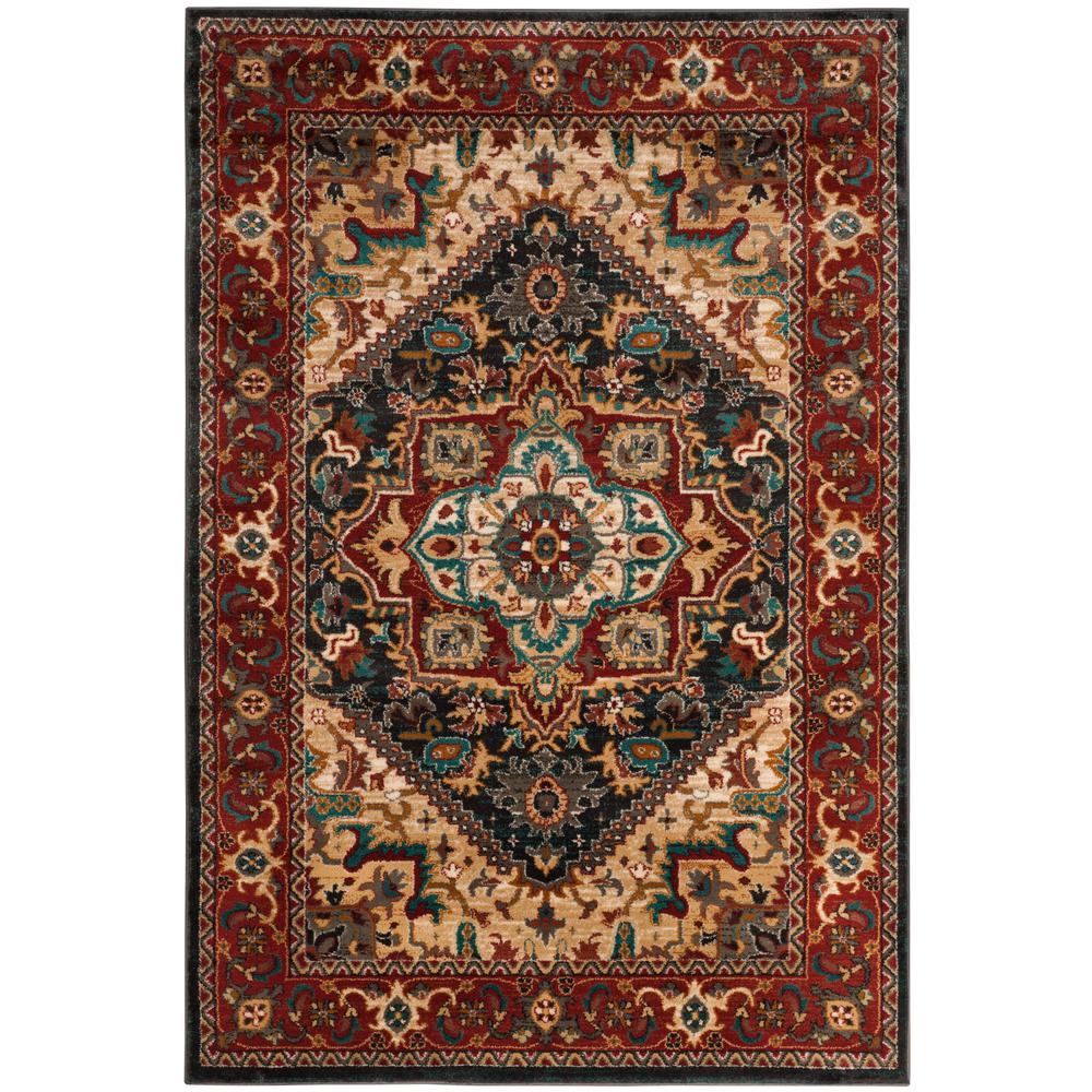 Safavieh Summit Dark Gray Red 8 Ft X 10 Area Rug Smt293a Safavieh Summit Dark Gray Red 8 Ft X 10 Area Rug