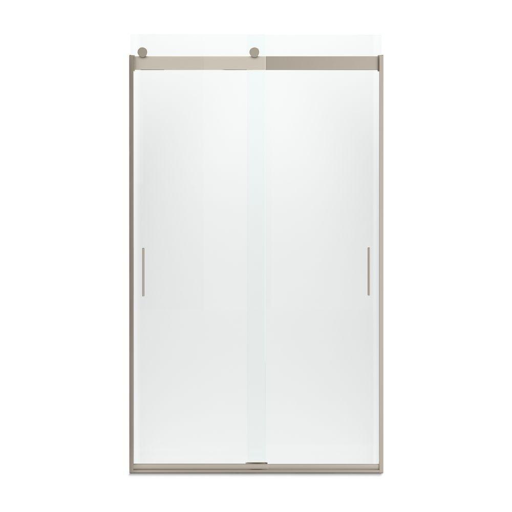 KOHLER Levity 48 in. x 82 in. Semi-Frameless Sliding Shower Door in ...