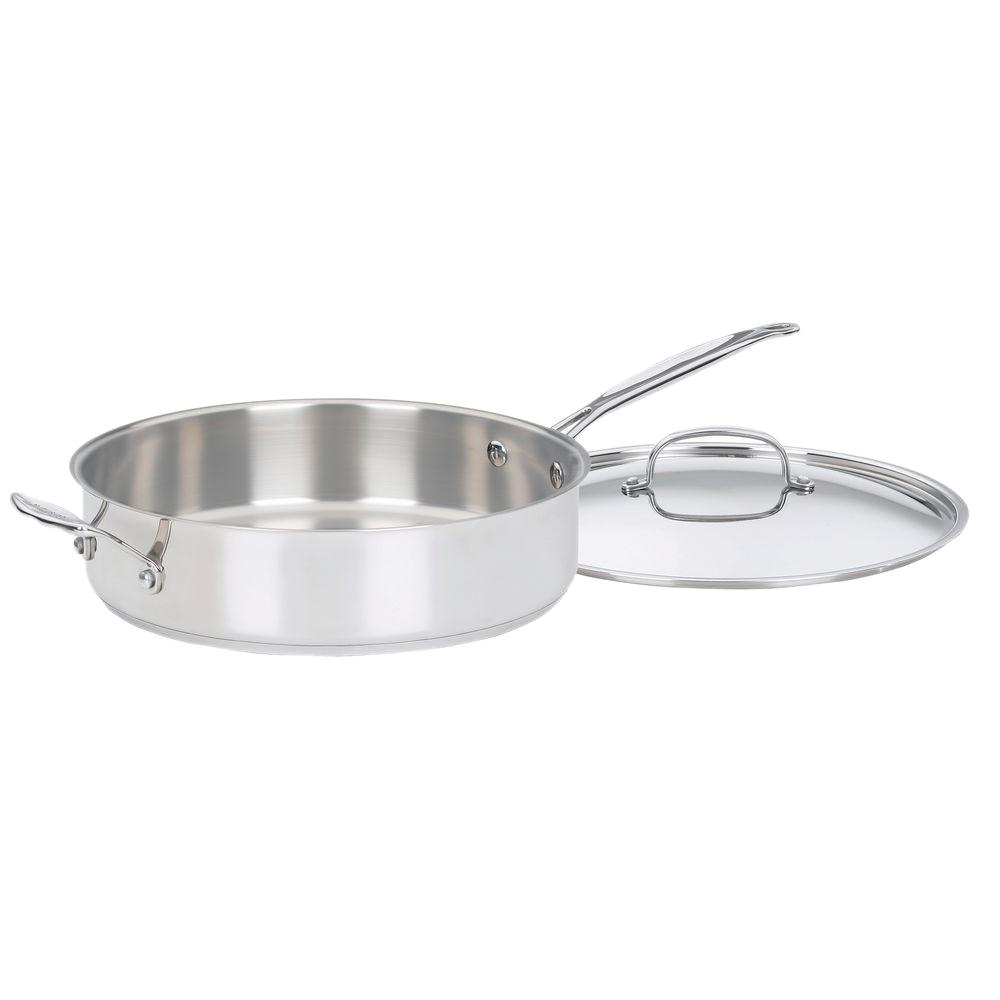 Cuisinart Chef's Classic 5.5 Qt. Steel Saute Pan73330H The Home Depot