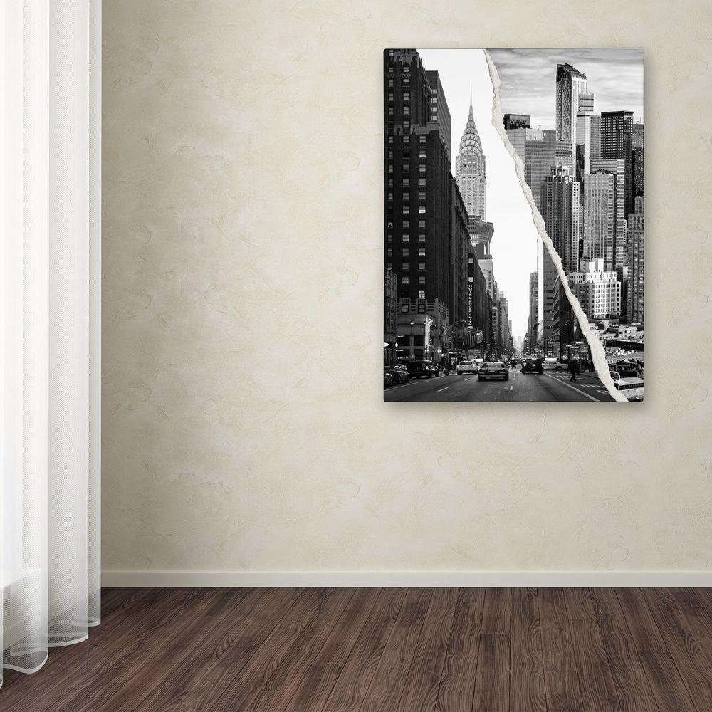 Trademark Fine Art 14 In X 19 Hawaiian Coastal Sunset By 19 In X 14 Downtown City By Philippe Hugonnard Printed