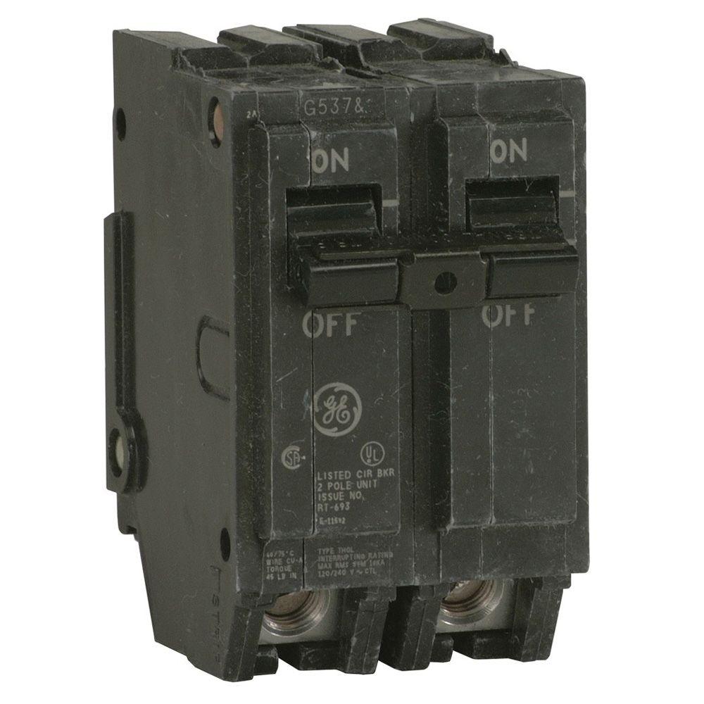 ge q line 125 amp 2 in double pole circuit breaker residential breaker box wiring double pole circuit breakers