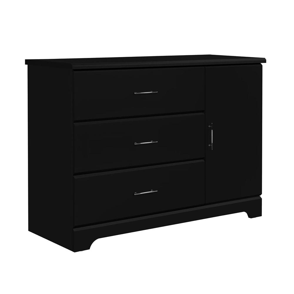 storkcraft brookside 3 drawer combo dresser