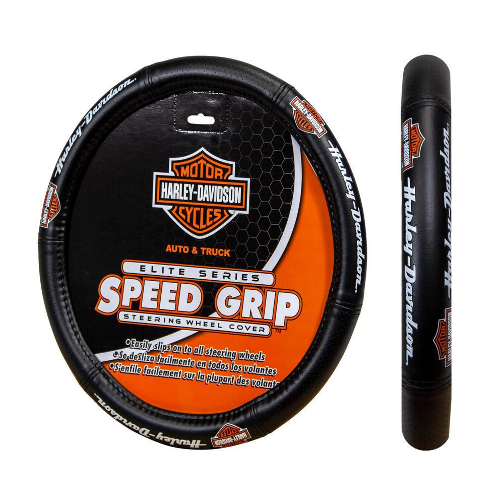 HarleyDavidson Elite Speed Grip Steering Wheel Cover006733R01 The Home Depot