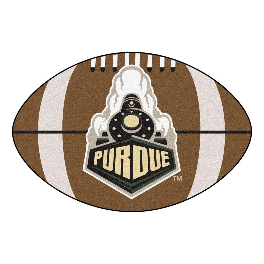 FANMATS NCAA Purdue University P Logo Brown 1 Ft 10 In X 2 Ft 11 In 