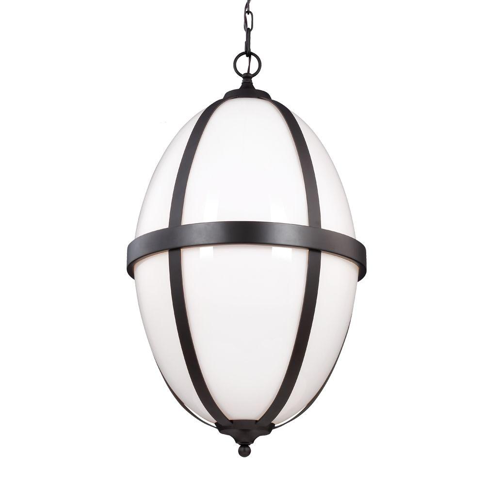 Feiss Amato 16 25 In W 3 Light Oil Rubbed Bronze Pendant F3057 Feiss Amato 16 25 In W 3 Light Oil Rubbed Bronze Pendant