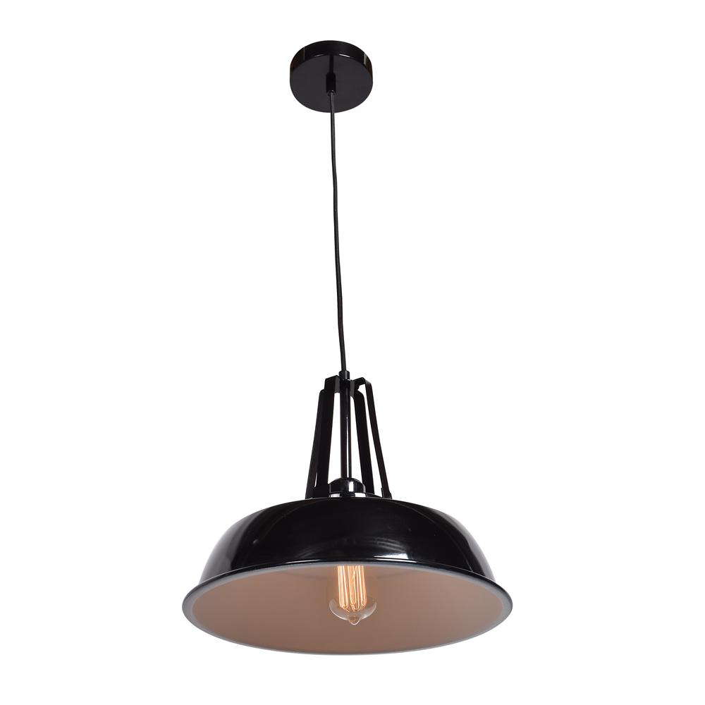 Access Lighting Nostalgia 1 Light Shiny Black Pendant Access Lighting Nostalgia 1 Light Shiny Black Pendant