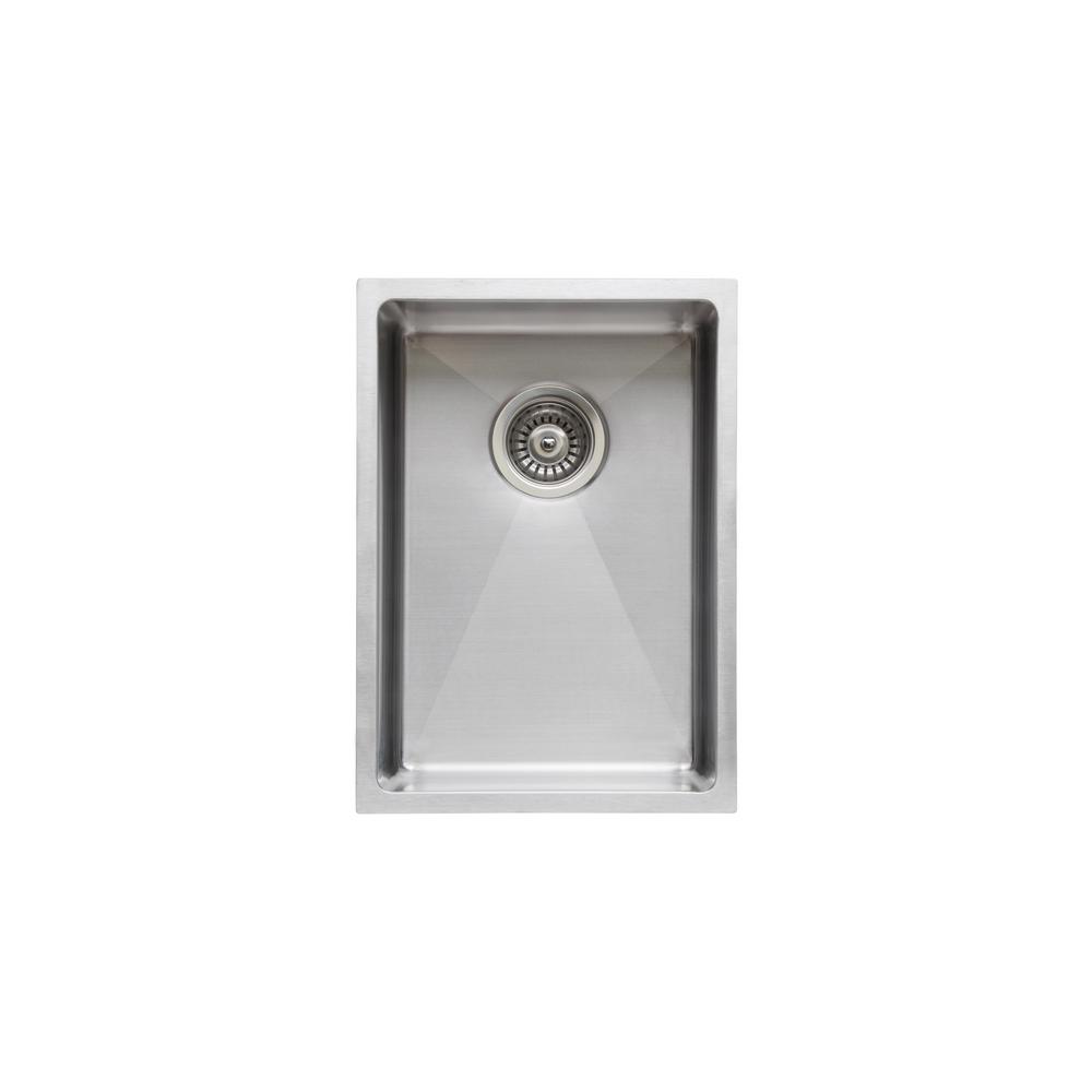Wells The Chefs Series Undermount Stainless Steel 13 In Handmade Wells The Chefs Series Undermount Stainless Steel 13 In Handmade Single Bowl Kitchen Sink
