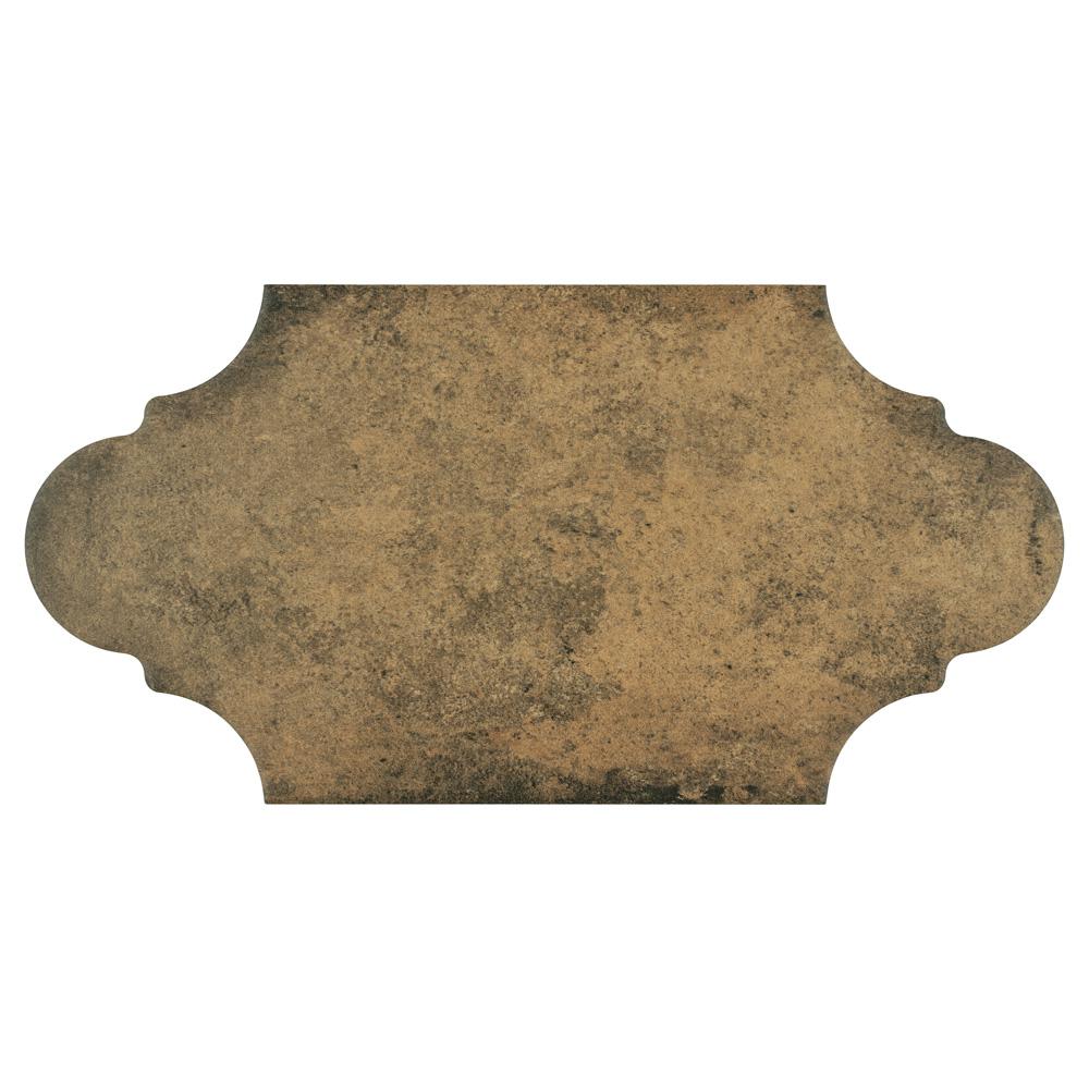 Cotto Brown Tan Fireplace Tile Flooring The Home Depot Alhama Provenzal Cotto 6 3 8 In X 12 7