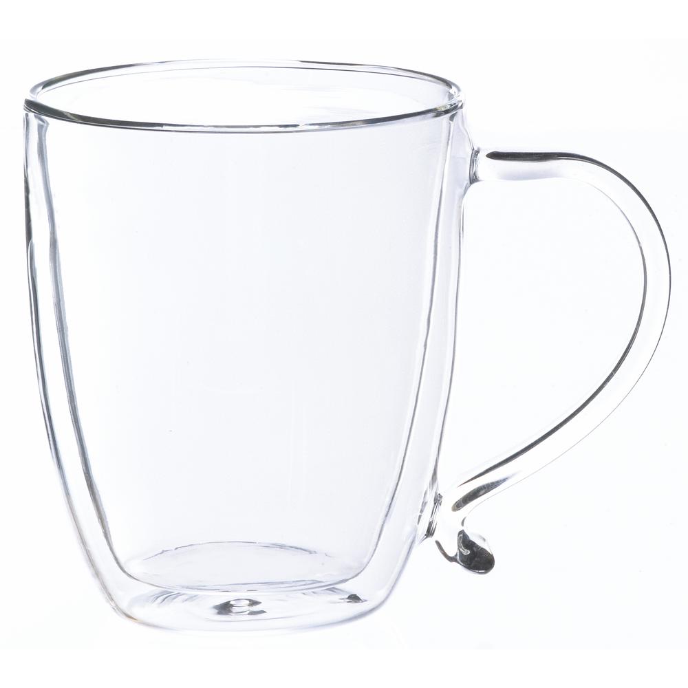 20 oz clear glass coffee mugs