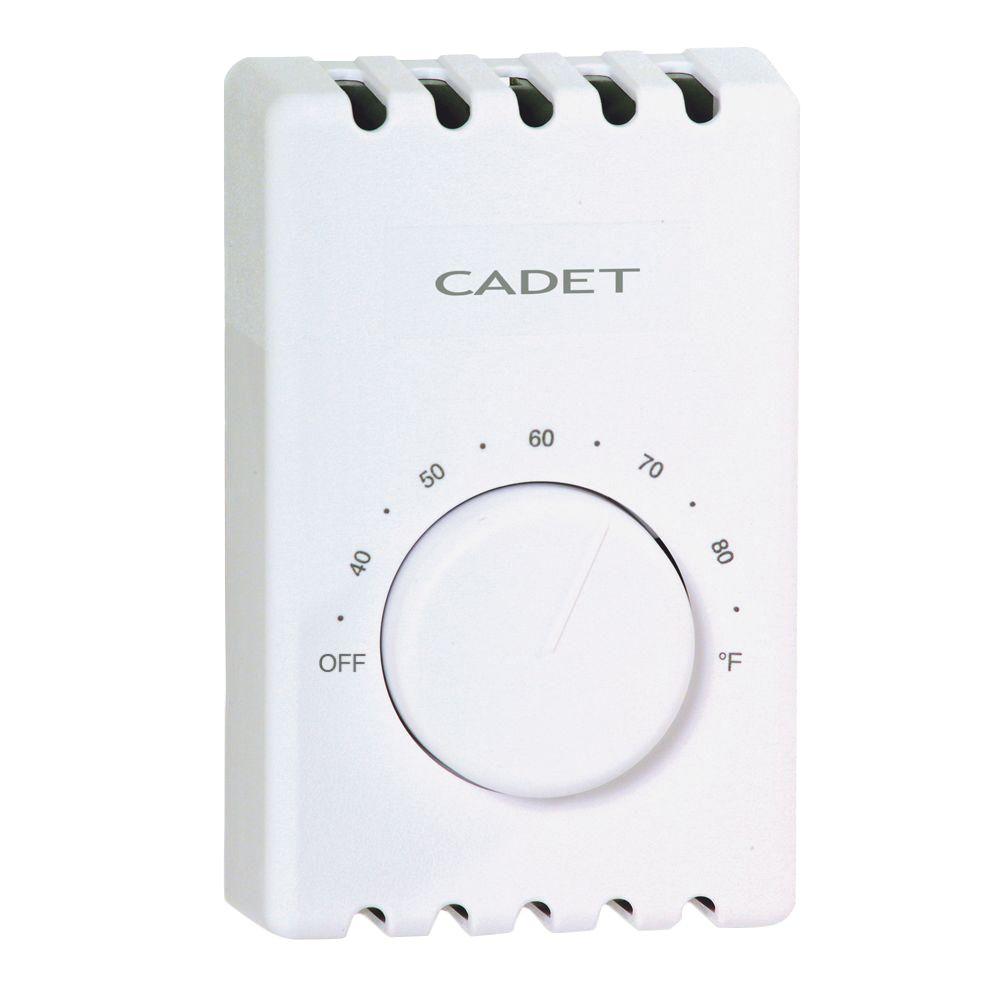 Cadet DoublePole 22 Amp 120/240Volt WallMount Mechanical Non