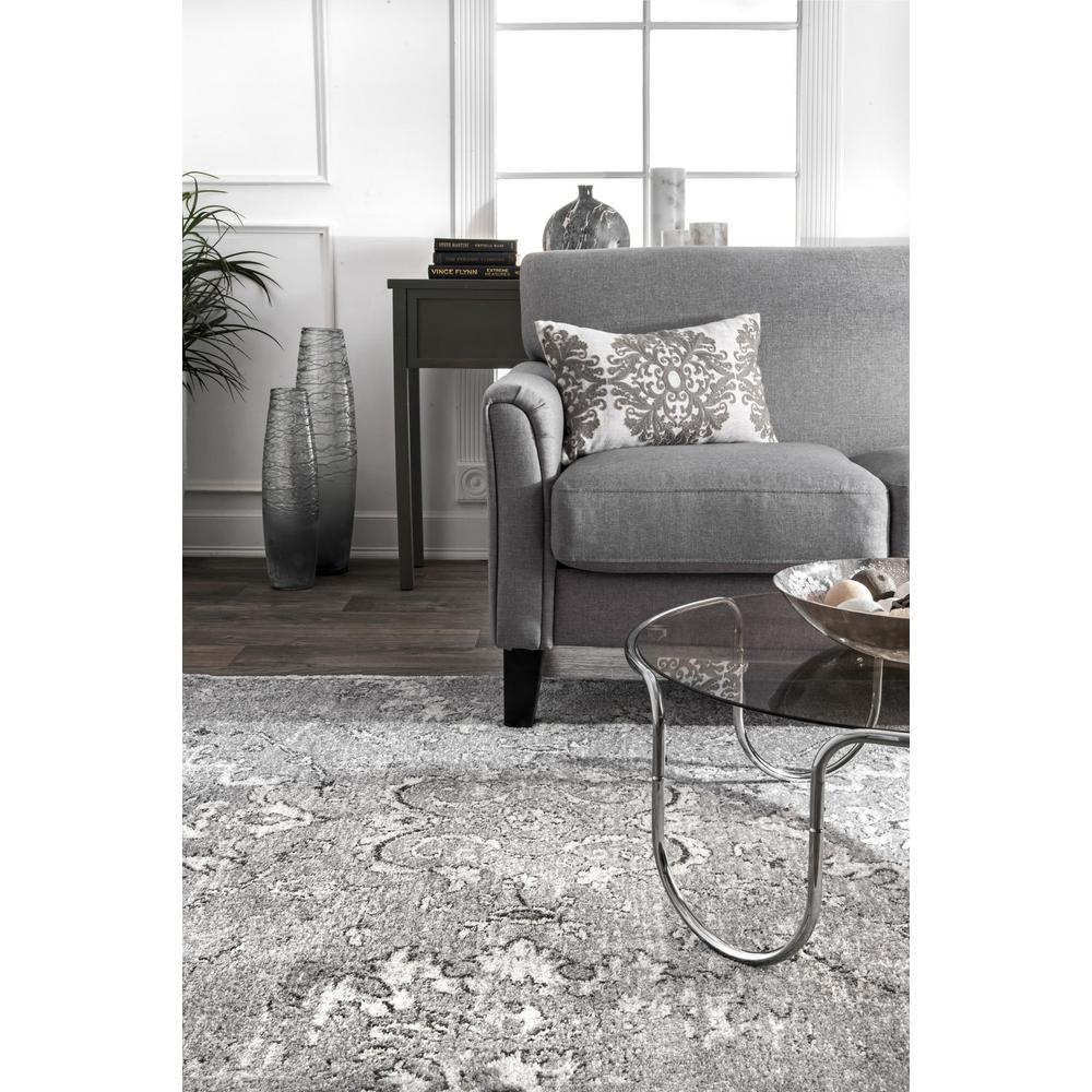 Nuloom Chastain Vintage Fl Dark Gray 5 Ft X 8 Area Rug Bdmn16a 508 The Home Depot - Chastain Gray Blue Green Area Rug Nuloom Chastain Vintage Fl Dark Gray 5 Ft X 8 Area Rug Bdmn16a 508 The Home Depot - Chastain Gray Blue Green Area Rug