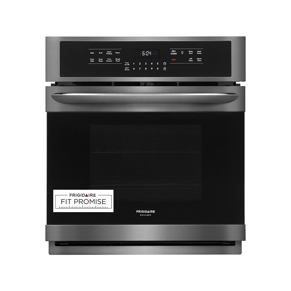 FRIGIDAIRE GALLERY 27 in. Single Electric Wall Oven with True Convection Self-Cleaning in Black Stainless Steel, Smudge-Proof Black Stainless Steel was $1899.0 now $1298.0 (32.0% off)