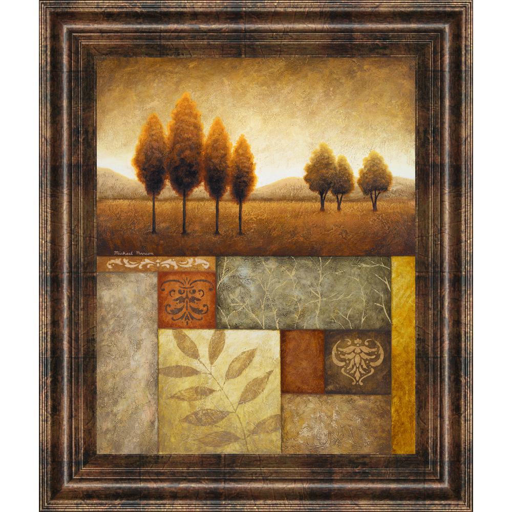 Classy Art 22 in. x 26 in. "Plainview II" by Michael Marcon Framed Printed Wall Art4898 The