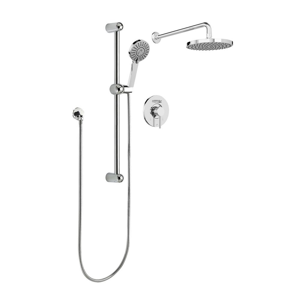 Ada Compliant Shower Systems Bathroom Faucets The Home Depot