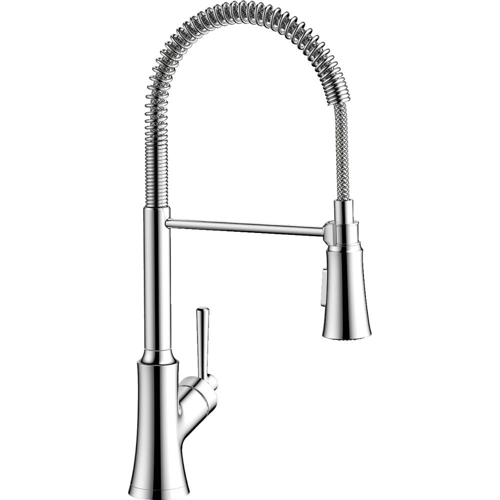 Hansgrohe Metro E High Arc Kitchen Faucet With 2 Function Pull Down