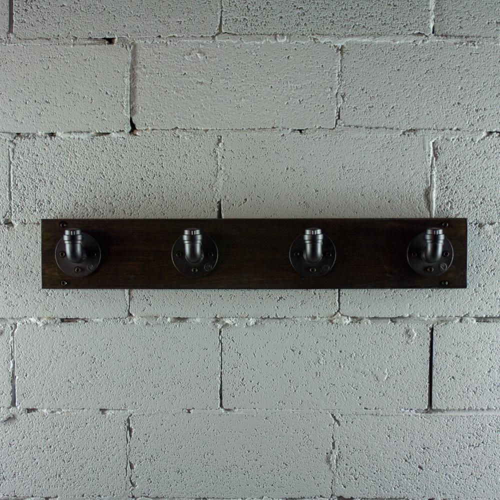 Furniture Pipeline San Antonio Farmhouse Industrial Black Wall