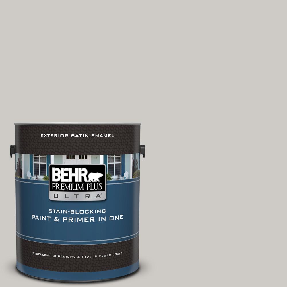 Behr Premium Plus Ultra 1 Gal Ppu26 10 Chic Gray Satin Enamel Behr Premium Plus Ultra 1 Gal Ppu26 10 Chic Gray Satin Enamel Exterior