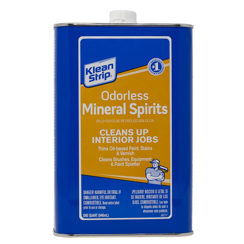 Klean-Strip 1 qt. Odorless Mineral Spirits-QKSP94005 - The Home Depot