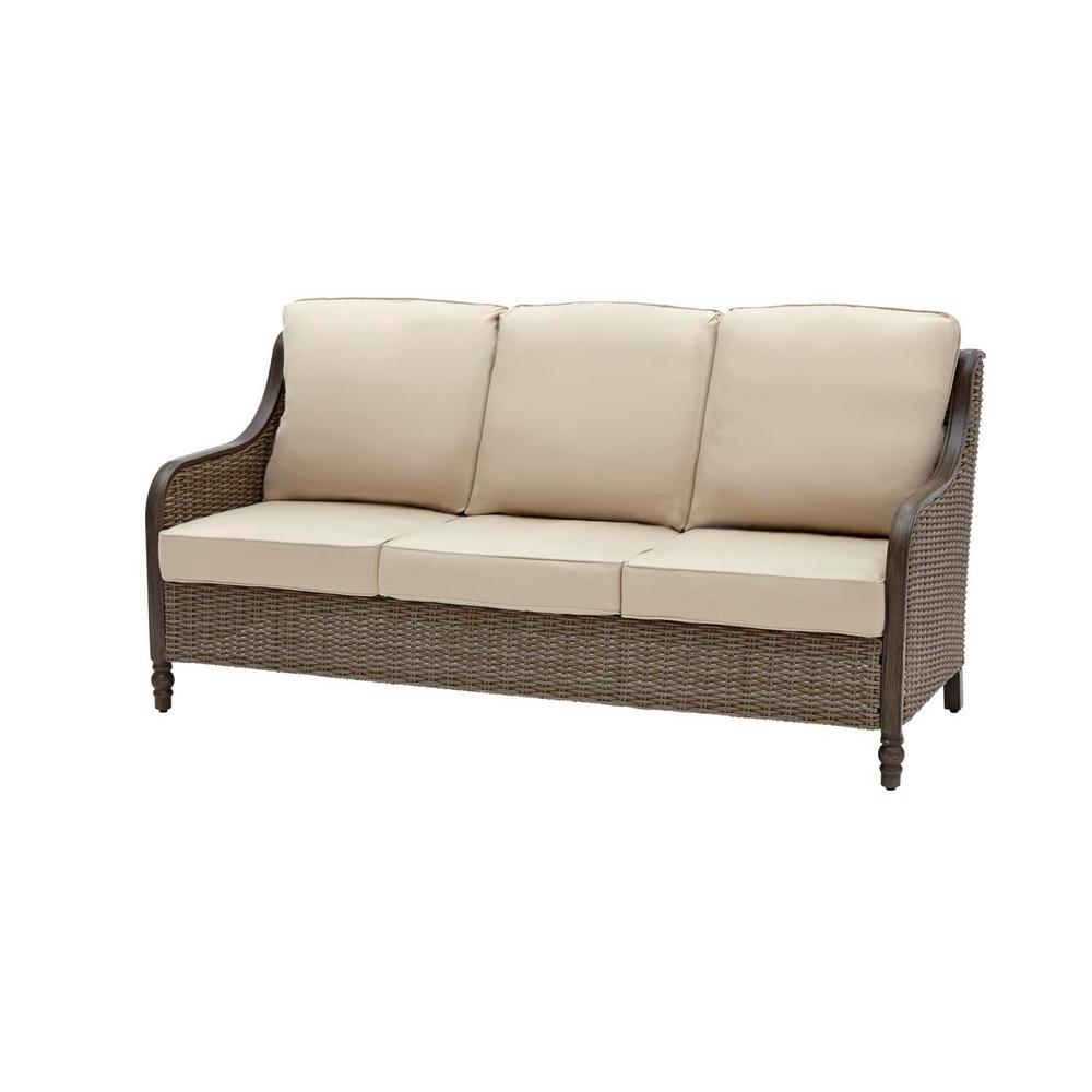 Hampton Bay Windsor 6 Piece Wicker Patio Conversation Set With Beige Cushions A201001500 The Home Depot - Windsor Patio Furniture Set Hampton Bay Windsor 6 Piece Wicker Patio Conversation Set With Beige Cushions A201001500 The Home Depot - Windsor Patio Furniture Set