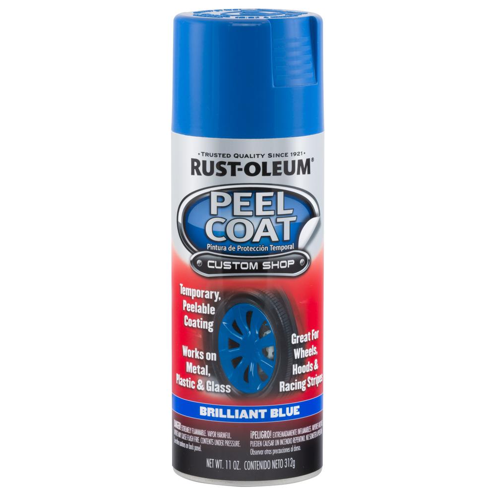 Rust-Oleum Automotive 11 oz. Peel Coat Matte Brilliant Blue Spray Paint