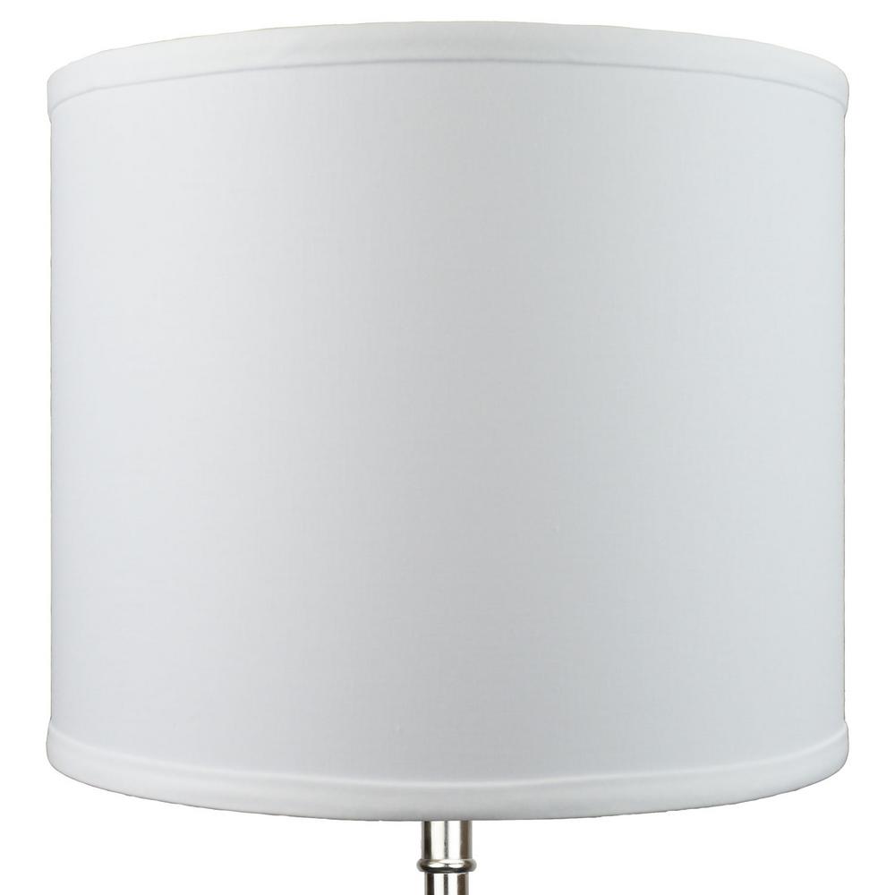 Linen White Drum Lamp Shade, 10 Inch White Drum Lamp Shade