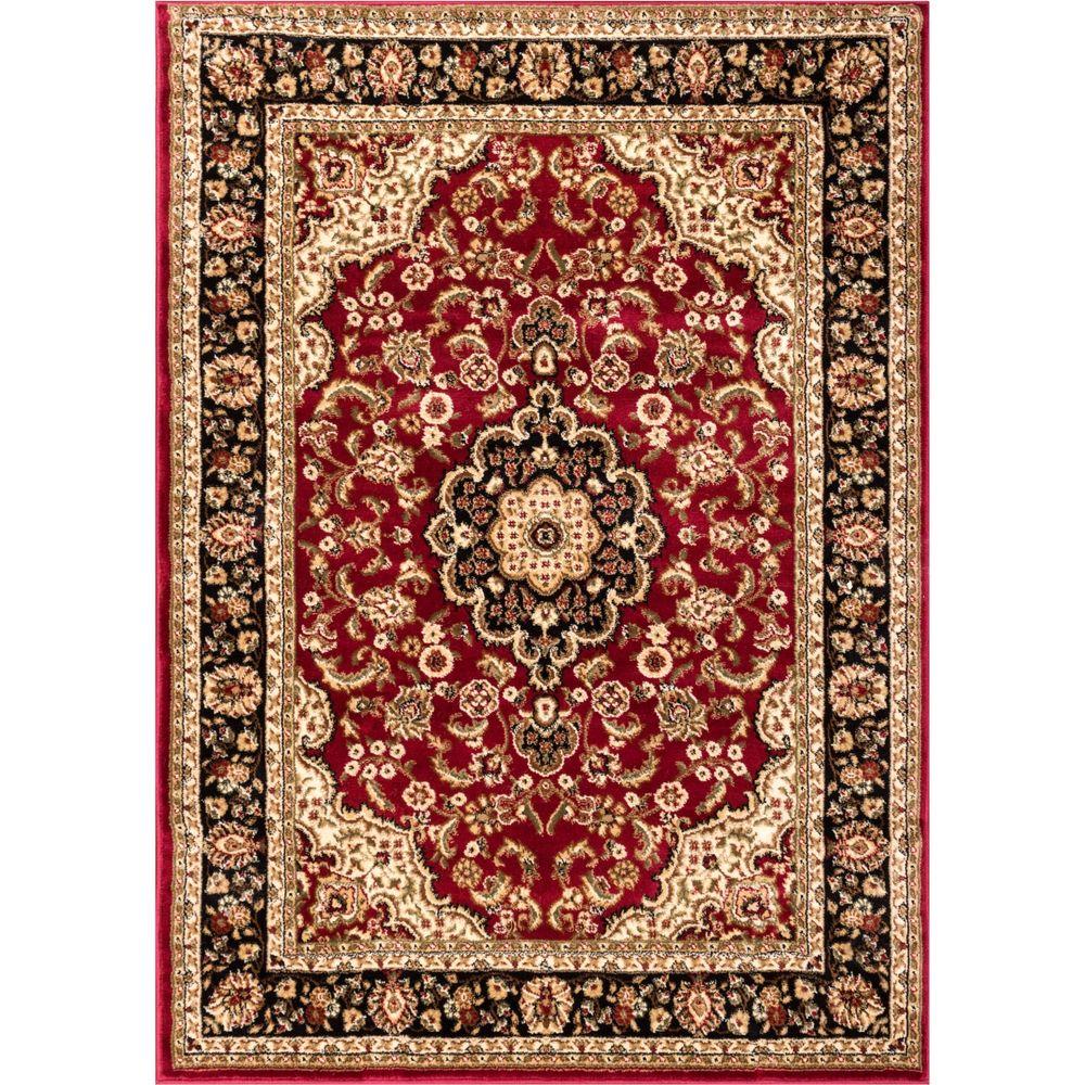 Well Woven Barclay Medallion Kashan Red 8 Ft X 10 Traditional Well Woven Barclay Medallion Kashan Red 8 Ft X 10 Traditional Area Rug 541007 The Home Depot