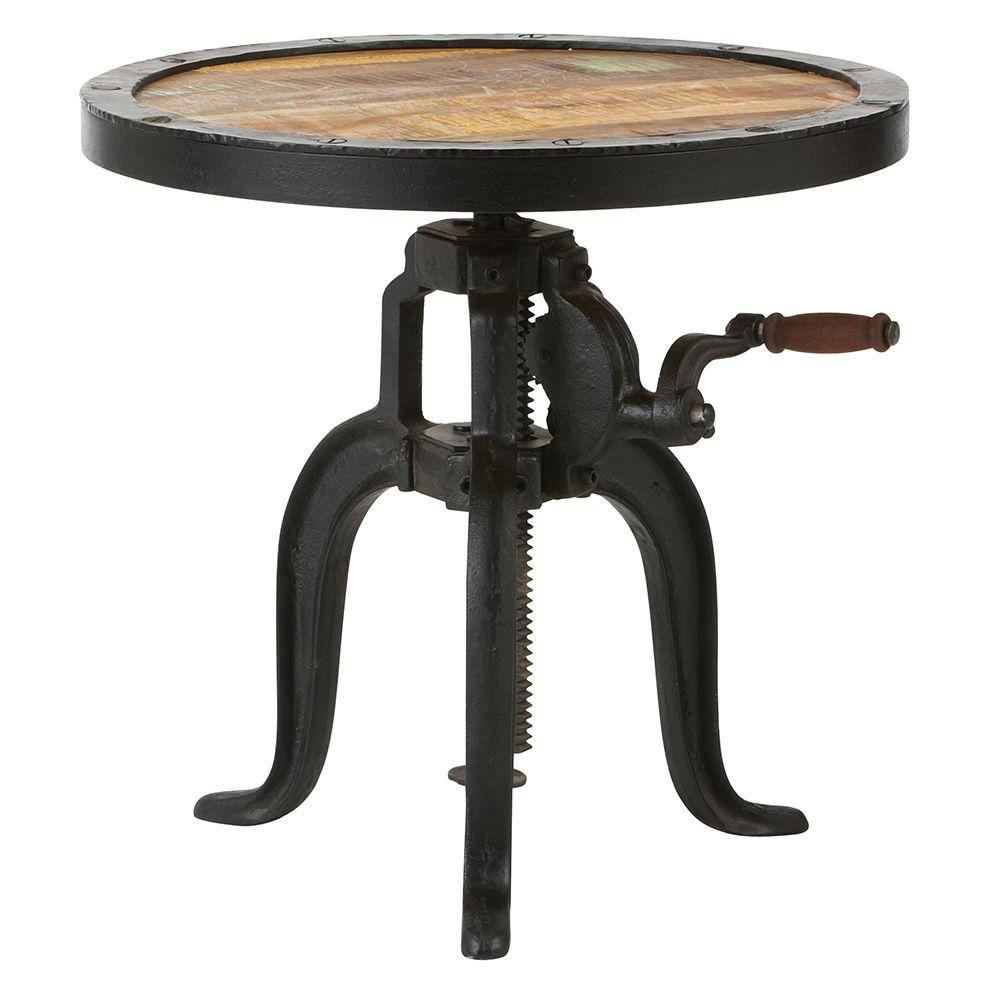 Home Decorators Collection Industrial 20 in. Natural Reclaimed Round