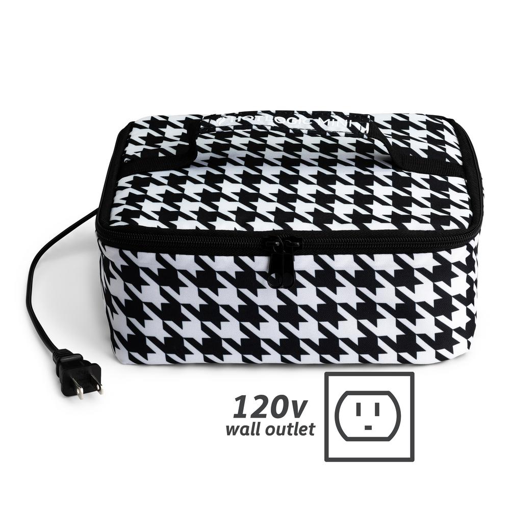 houndstooth lunch bag