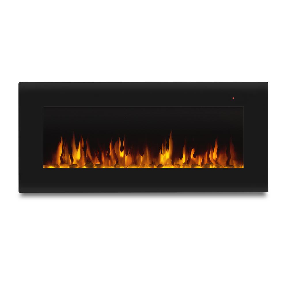 Real Flame Corretto 40 In Wall Mount Electric Fireplace In Black