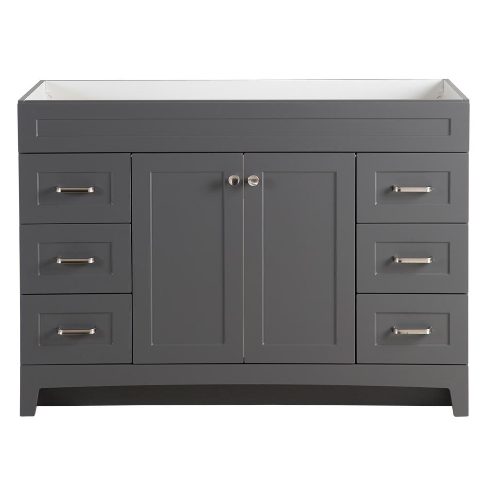 Home Decorators Collection Thornbriar 48 In W X 21 D Bathroom Vanity Cabinet Cement Tb4821 Ct The Depot - 48 Inch Vanity Combo Home Depot Home Decorators Collection Thornbriar 48 In W X 21 D Bathroom Vanity Cabinet Cement Tb4821 Ct The Depot - 48 Inch Vanity Combo Home Depot
