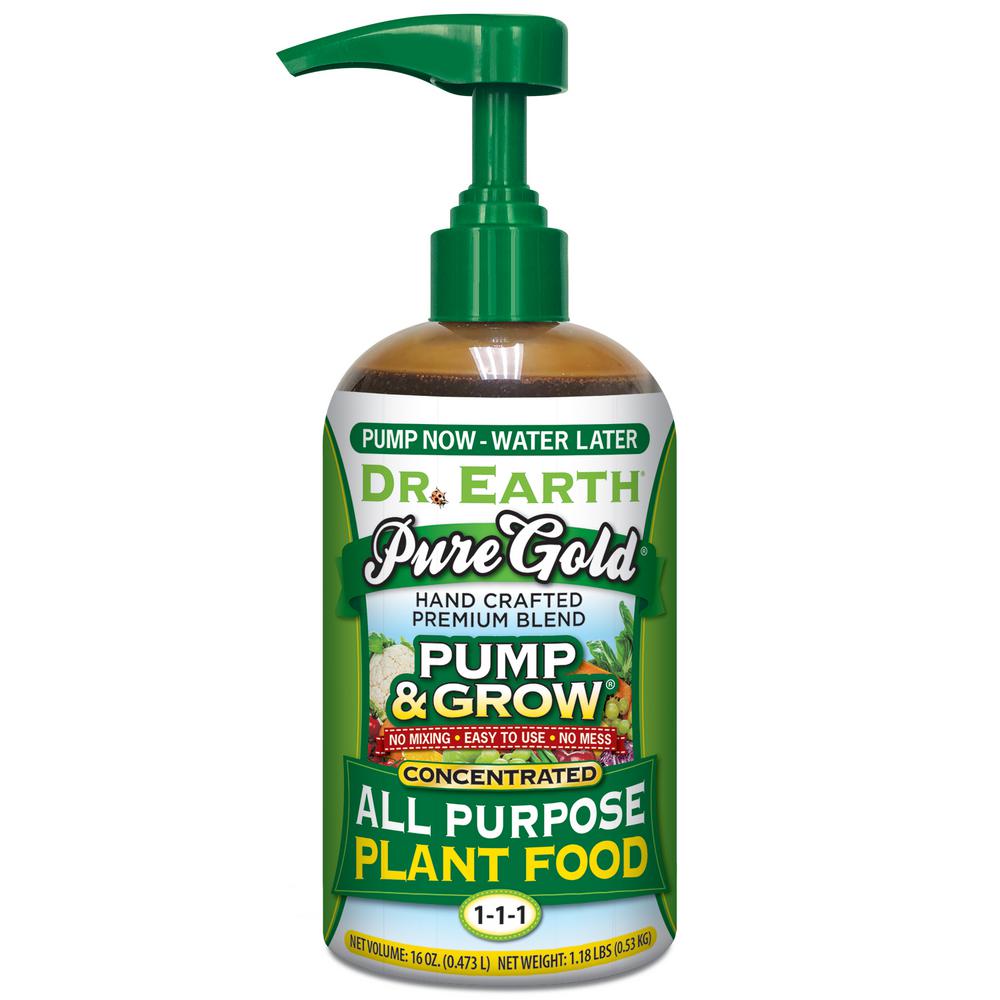 DR. EARTH 16 oz. Organic Pump and Grow Pure Gold All