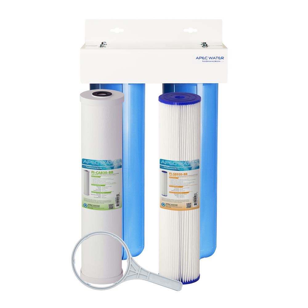 APEC Water Systems Whole House 2Stage Water Filtration System High