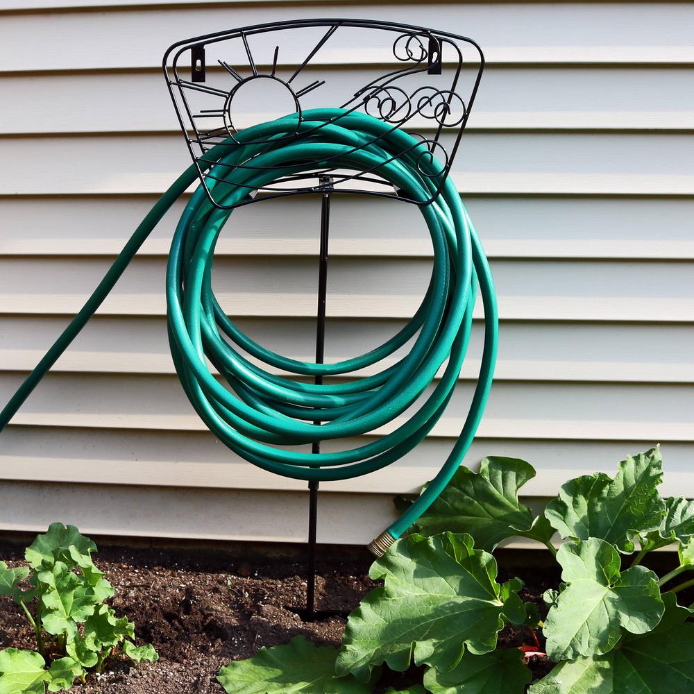 Sunnydaze Decor 43 In Metal Garden Hose Stand With Windblown Sunrise Wire Design Hmi 915 The Home Depot - Metal Garden Hose Reel Home Depot Sunnydaze Decor 43 In Metal Garden Hose Stand With Windblown Sunrise Wire Design Hmi 915 The Home Depot - Metal Garden Hose Reel Home Depot