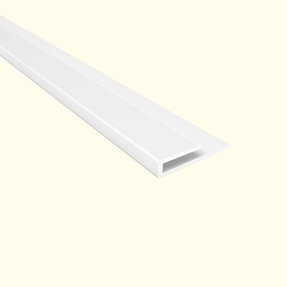 Fasade 4 ft. Large Profile JTrim in Matte White17601 The Home Depot