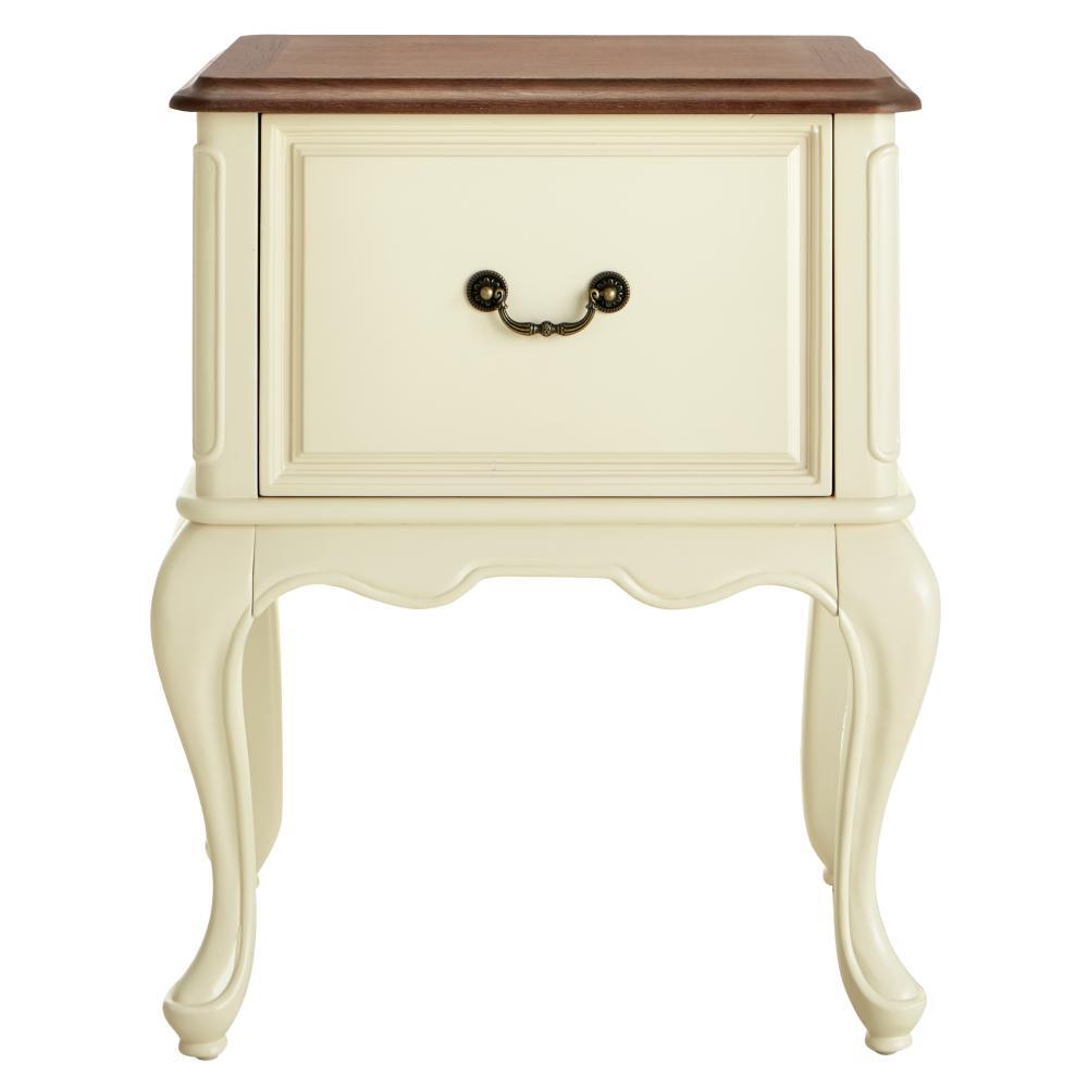 Home Decorators Collection Provence Ivory File Cabinet with Ash Brown