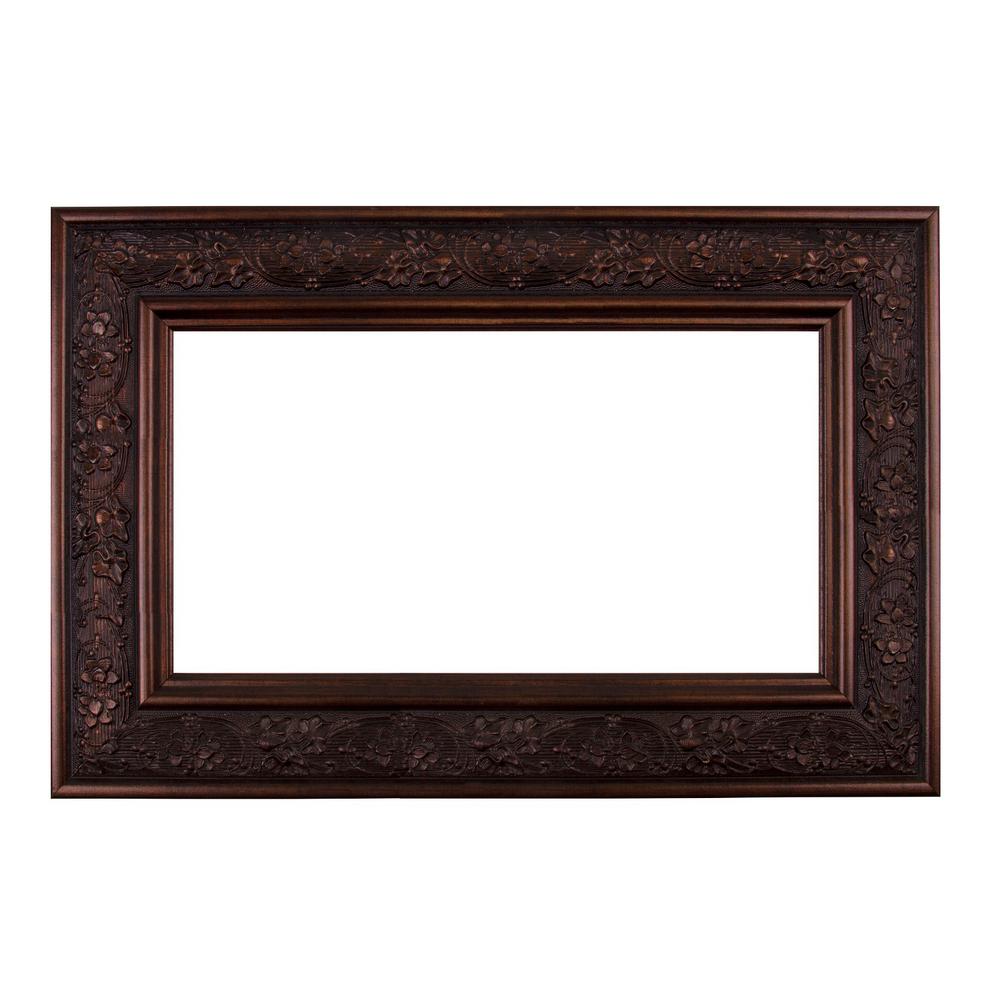 Mirrorchic Verona 48 In X 42 Mirror Frame Kit Bronze Brown Mirror Frame Kit In Bronze Brown