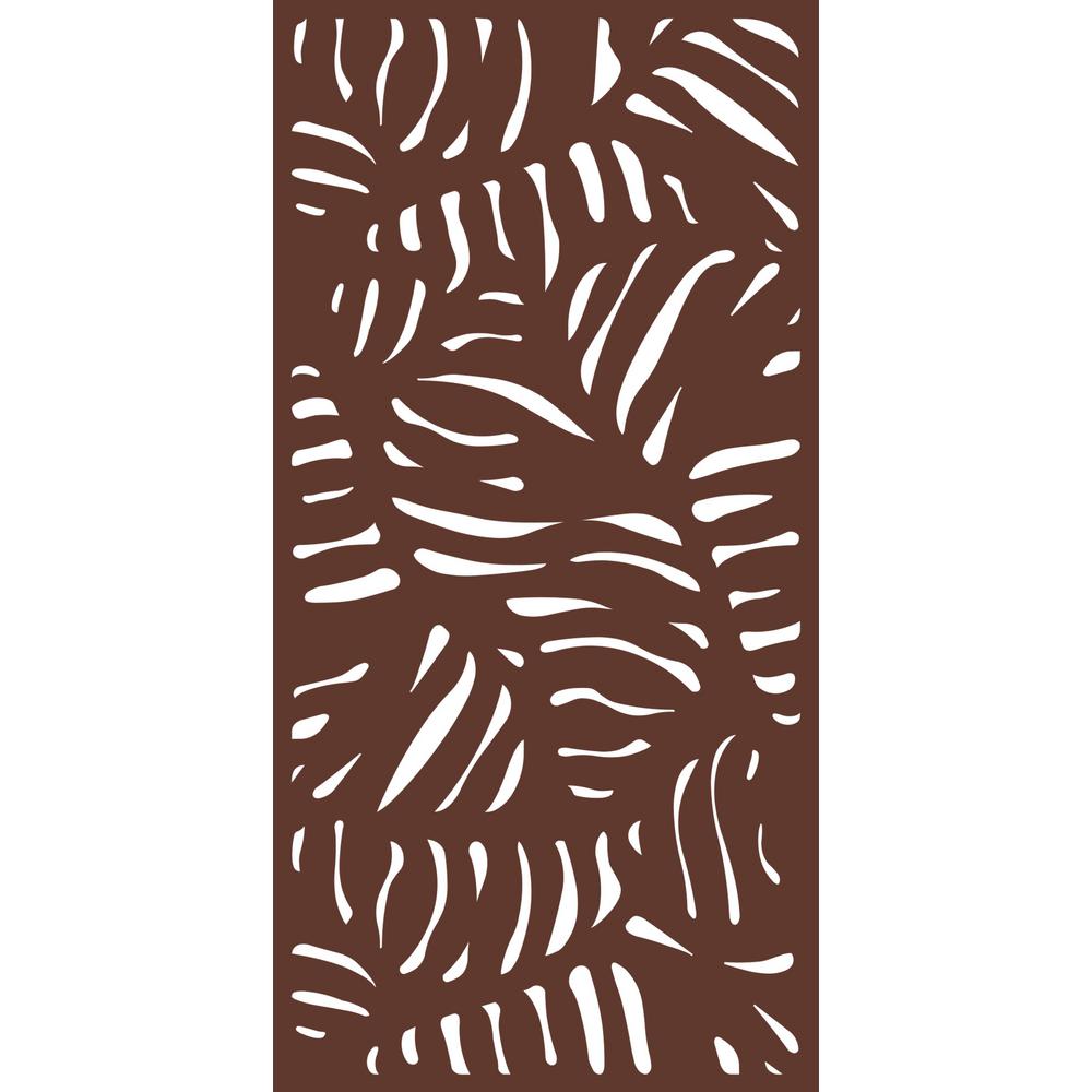 6 Ft X 3 Espresso Brown Modinex Decorative Composite Fence Espresso Brown Modinex Decorative Composite Fence Panel Featured In