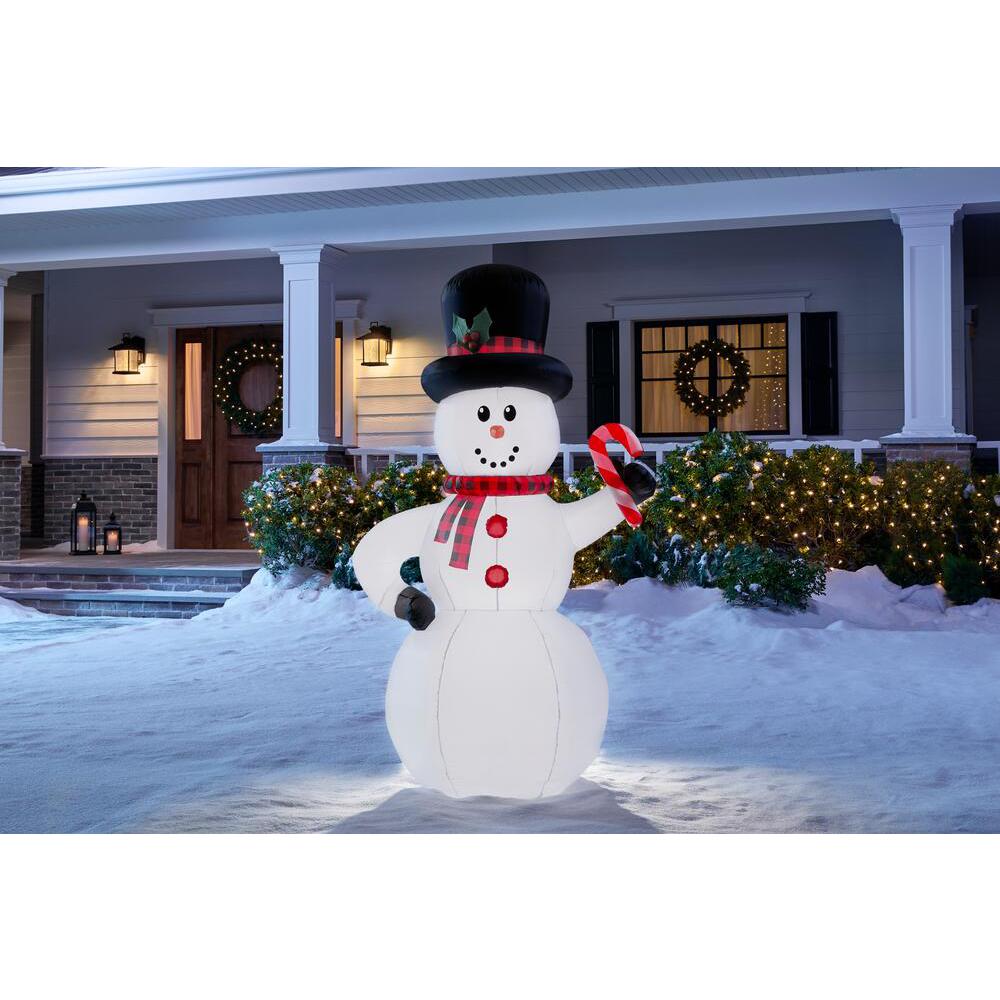 Christmas Inflatables Outdoor Christmas Decorations The Home Depot