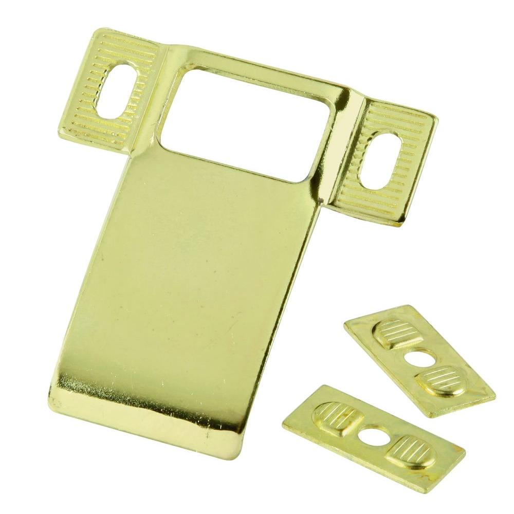 First Watch Security Polished Brass Adjustable Door Strike 1047